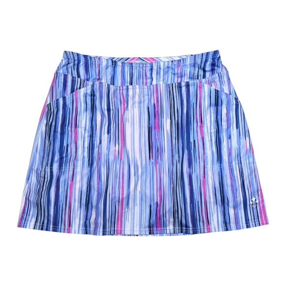 JOFIT Women's L Mina 18" Skort Skirt Golf Pickleball Blue Streak Active Pockets - Picture 1 of 7
